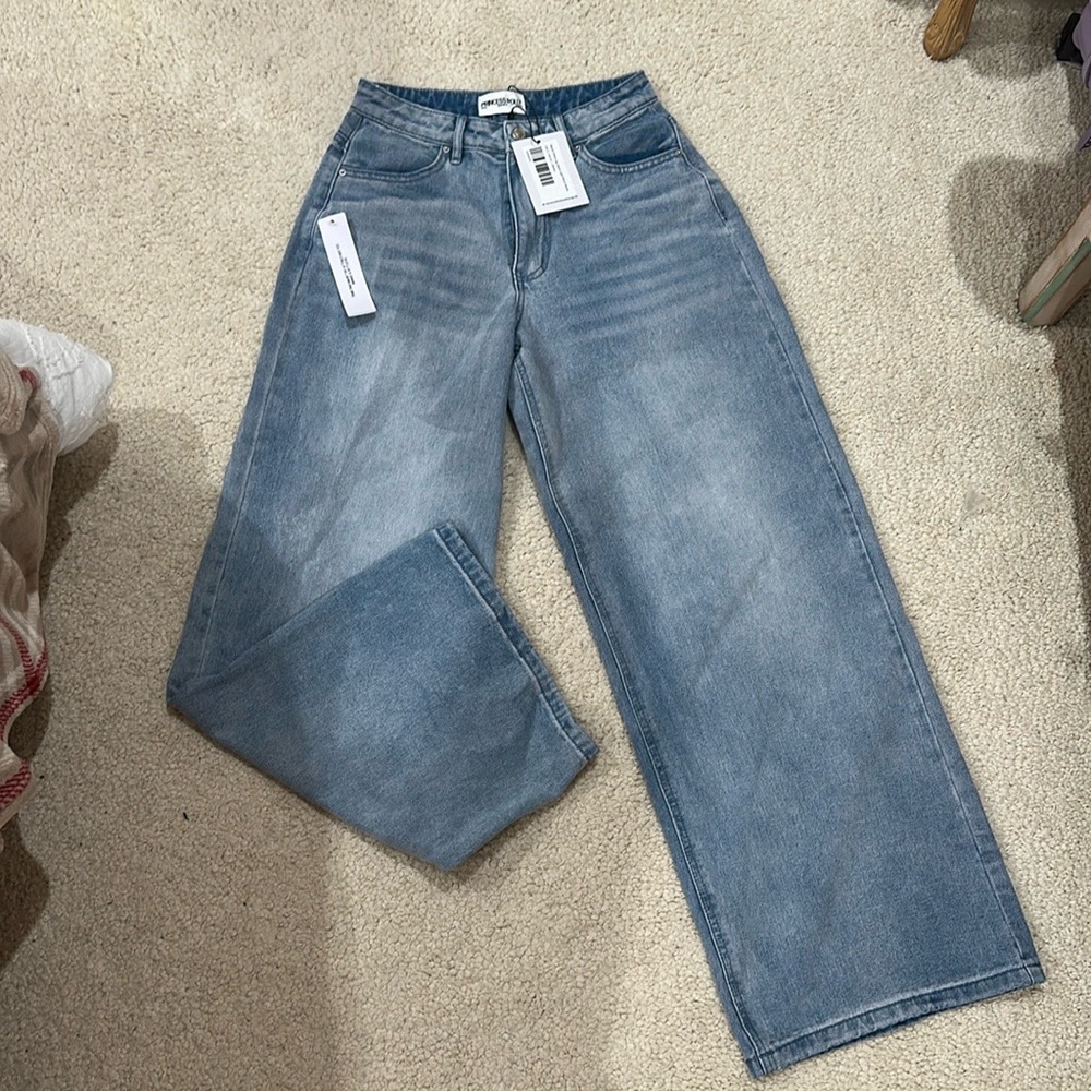 PRINCESS POLLY WIDE LEG JEANS